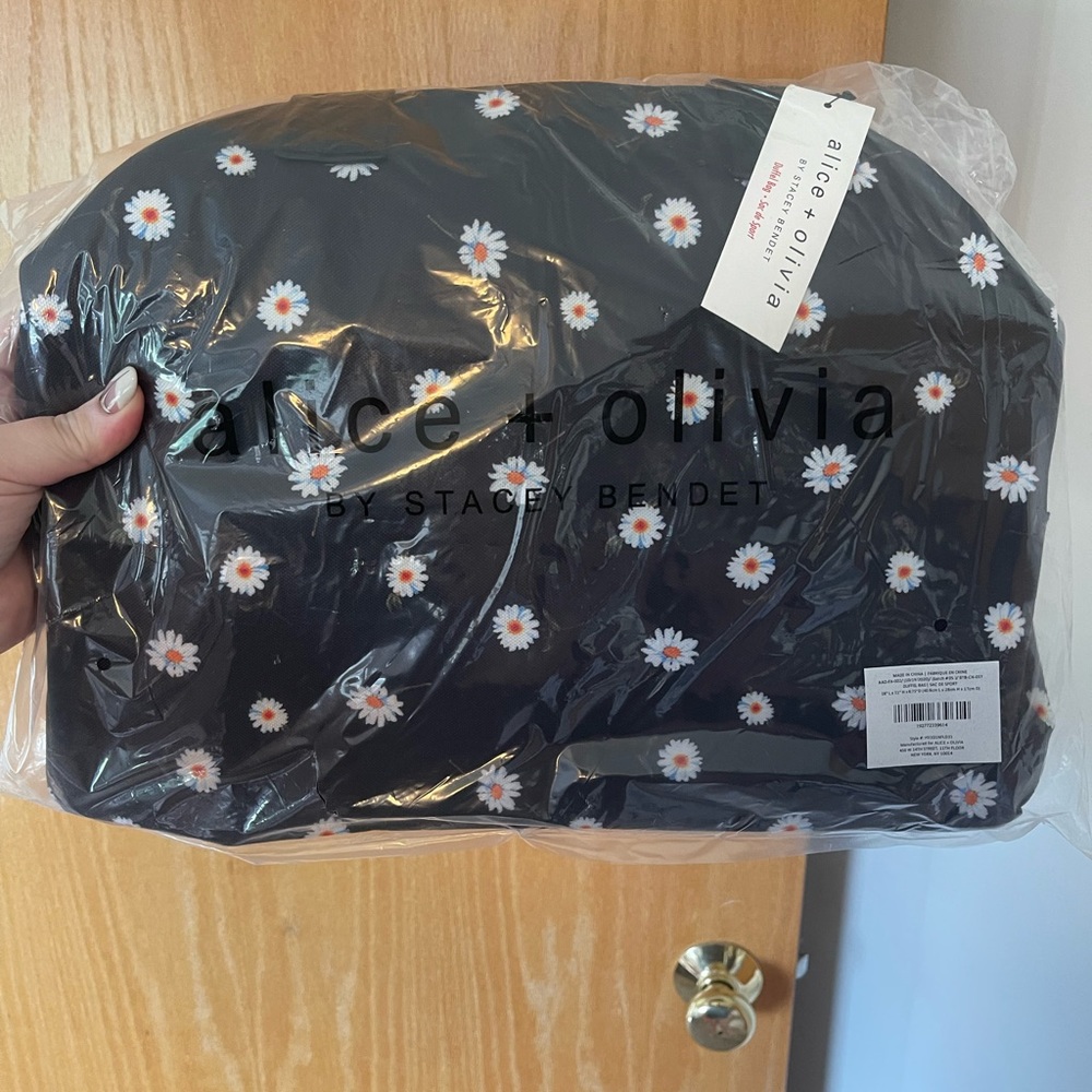 Alice + Olivia daisy duffel